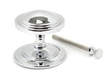 From The Anvil - Polished Chrome Art Deco Centre Door Knob | Sku. 90073 | Trade Door Handles.