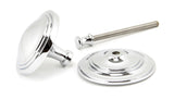 From The Anvil - Polished Chrome Art Deco Centre Door Knob | Sku. 90073 | Trade Door Handles.