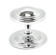 From The Anvil - Polished Chrome Art Deco Centre Door Knob | Sku. 90073 | Trade Door Handles.