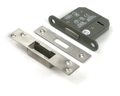 From The Anvil - SS 3" 5 Lever BS Deadlock | Sku. 90139 | Trade Door Handles.