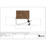 From The Anvil - Black 1219mm Macclex Lowline Sill | Sku. 90184 | Trade Door Handles.