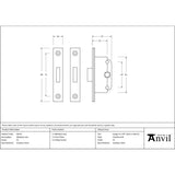 From The Anvil - SS Window Lock | Sku. 90221 | Trade Door Handles.