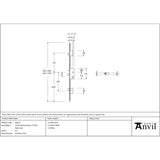 From The Anvil - SS 35mm Backset linear 3 Point Door Lock | Sku. 90224 | Trade Door Handles.