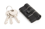 From The Anvil - Black 30/30 6pin Euro Cylinder | Sku. 90227 | Trade Door Handles.