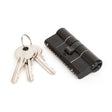 From The Anvil - Black 35/35 6pin Euro Cylinder KD | Sku. 90228 | Trade Door Handles.