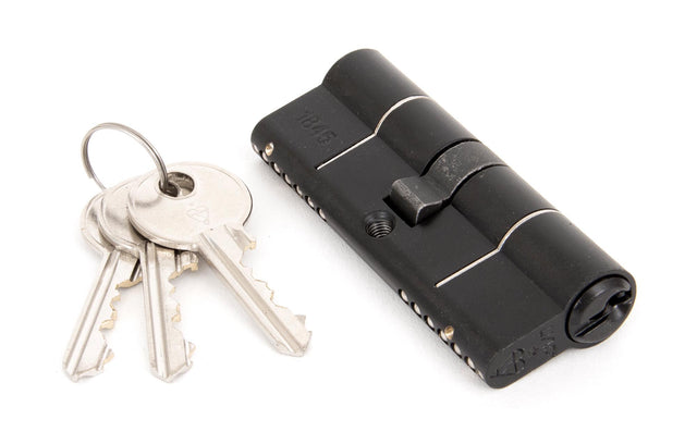 From The Anvil - Black 40/40 6pin Euro Cylinder | Sku. 90229 | Trade Door Handles.