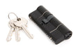 From The Anvil - Black 35/45 6pin Euro Cylinder KA | Sku. 90231 | Trade Door Handles.