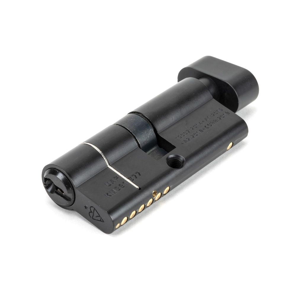 From The Anvil - Black 35/35 6pin Euro Cylinder/Thumbturn KD | Sku. 90232 | Trade Door Handles.