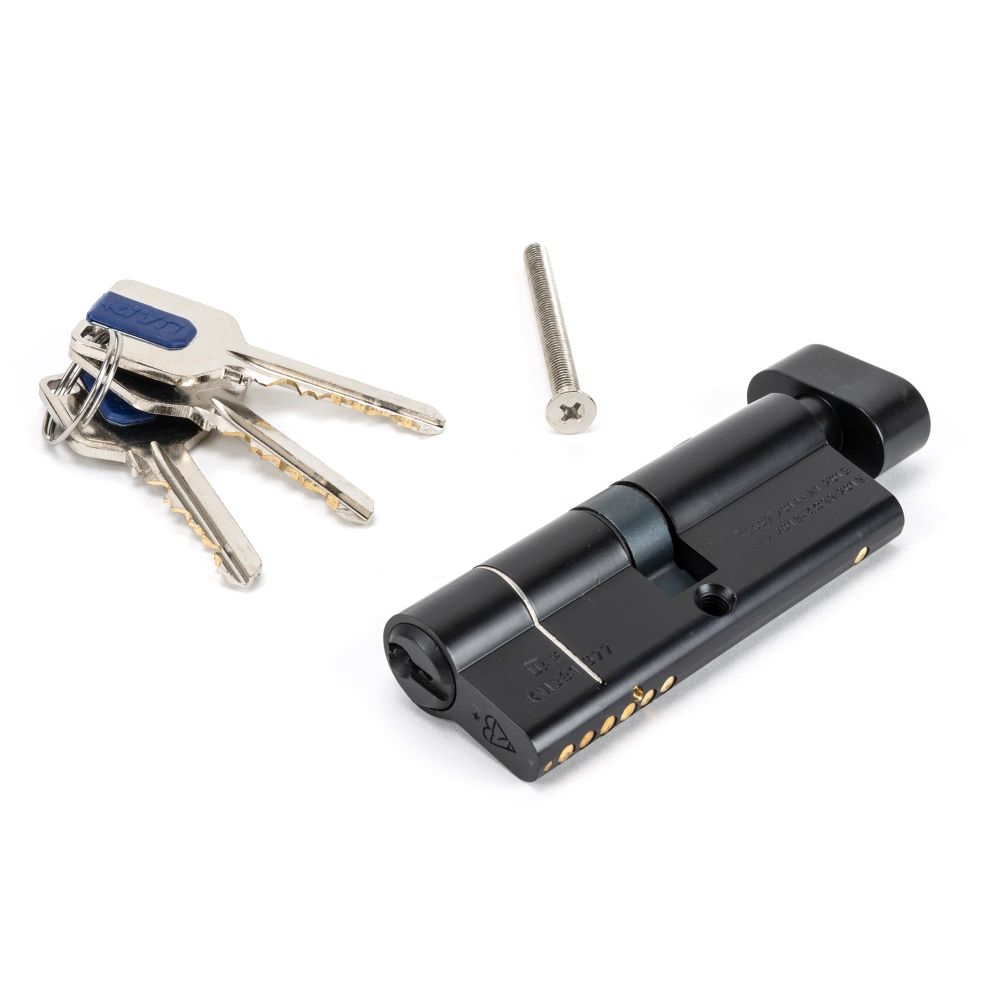 From The Anvil - Black 40/40 6pin Euro Cylinder/Thumbturn | Sku. 90234 | Trade Door Handles.