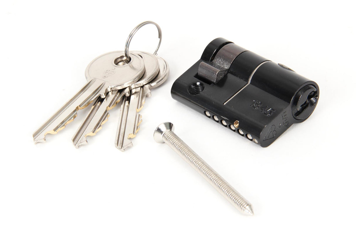 From The Anvil - Black 35/10 6pin Single Cylinder | Sku. 90235 | Trade Door Handles.