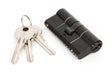 From The Anvil - Black 35/35 6pin Euro Cylinder KA | Sku. 90238 | Trade Door Handles.
