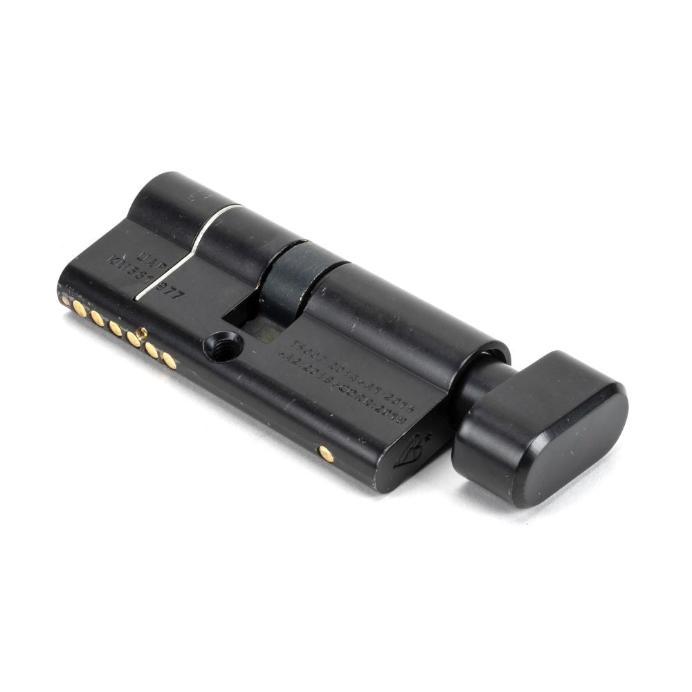 From The Anvil - Black 35/35 6pin Euro Cylinder/Thumbturn KA | Sku. 90240 | Trade Door Handles.