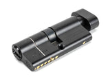 From The Anvil - Black 35/35 6pin Euro Cylinder/Thumbturn KA | Sku. 90240 | Trade Door Handles.