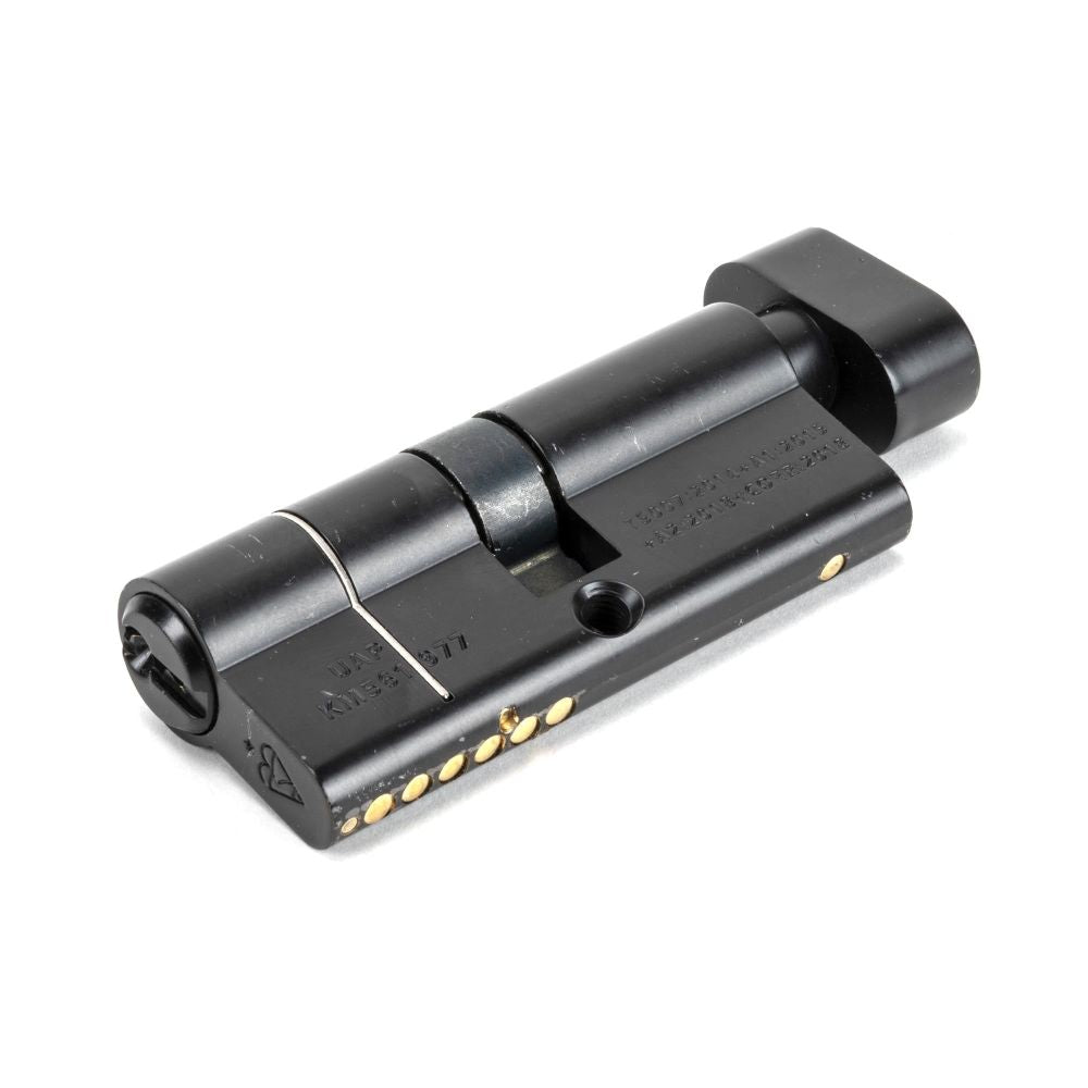 From The Anvil - Black 35/35 6pin Euro Cylinder/Thumbturn KA | Sku. 90240 | Trade Door Handles.