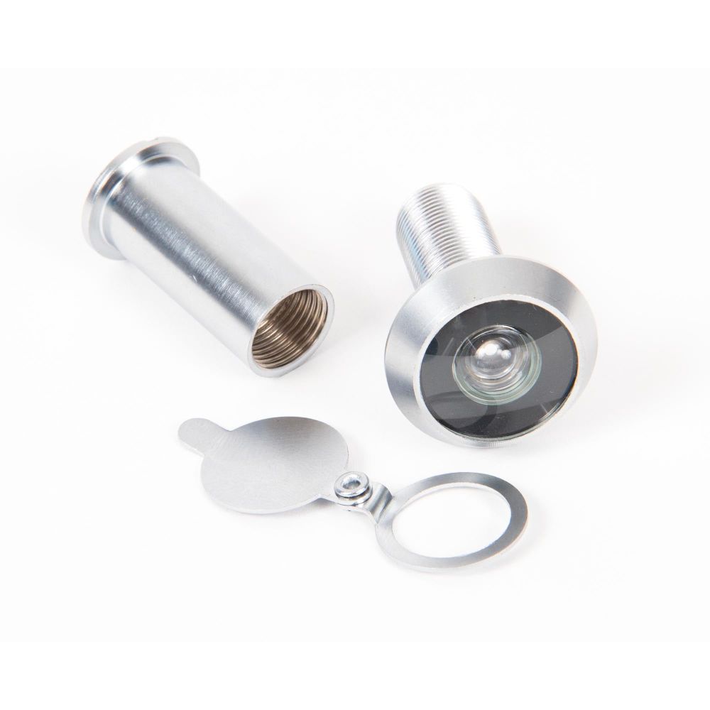 From The Anvil - Satin Chrome Door Viewer 180 Degree (34-56mm Door) | Sku. 90245 | Trade Door Handles.
