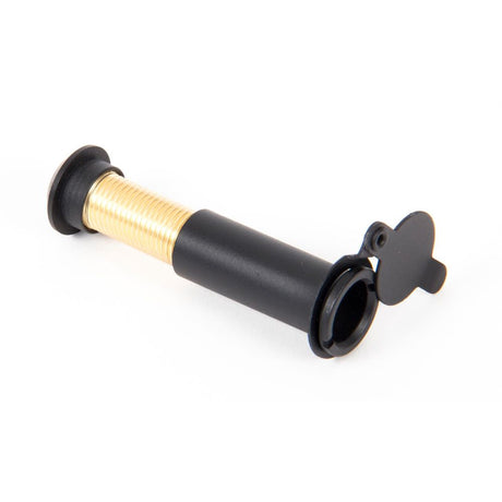 From The Anvil - Black Door Viewer 180 Degree (38-63mm Door) | Sku. 90246 | Trade Door Handles.