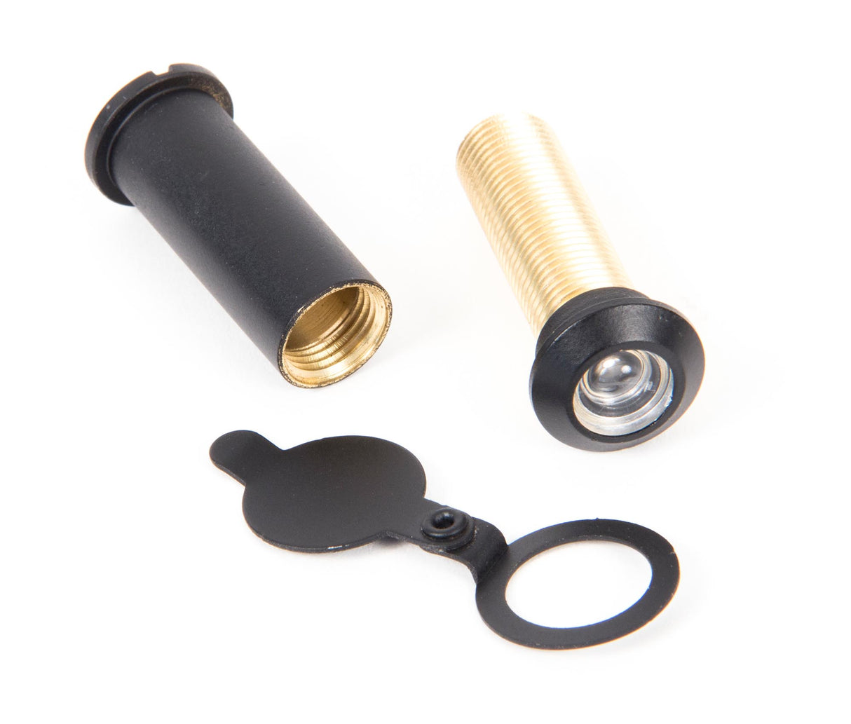From The Anvil - Black Door Viewer 180 Degree (38-63mm Door) | Sku. 90246 | Trade Door Handles.