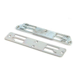 From The Anvil - BZP Excal - Flat Plate Centre Keep | Sku. 90255 | Trade Door Handles.
