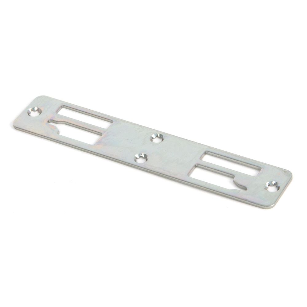 From The Anvil - BZP Excal - Flat Plate Centre Keep | Sku. 90255 | Trade Door Handles.