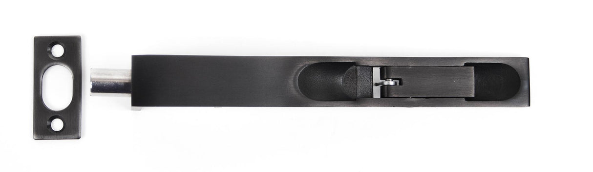 From The Anvil - Black PVD Stainless Steel 6" Flush Bolt | Sku. 90266 | Trade Door Handles.