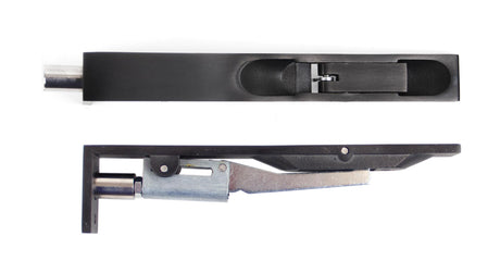 From The Anvil - Black PVD Stainless Steel 6" Flush Bolt | Sku. 90266 | Trade Door Handles.