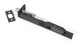 From The Anvil - Black PVD Stainless Steel 6" Flush Bolt | Sku. 90266 | Trade Door Handles.