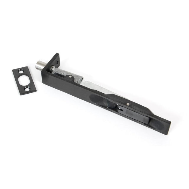 From The Anvil - Black PVD Stainless Steel 6" Flush Bolt | Sku. 90266 | Trade Door Handles.