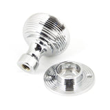 From The Anvil - Polished Chrome Heavy Beehive Mortice/Rim Knob Set | Sku. 90273 | Trade Door Handles.