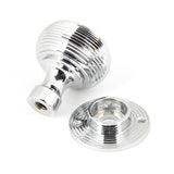 From The Anvil - Polished Chrome Heavy Beehive Mortice/Rim Knob Set | Sku. 90273 | Trade Door Handles.