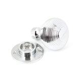 From The Anvil - Polished Chrome Heavy Beehive Mortice/Rim Knob Set | Sku. 90273 | Trade Door Handles.