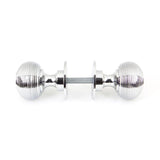 From The Anvil - Polished Chrome Heavy Beehive Mortice/Rim Knob Set | Sku. 90273 | Trade Door Handles.