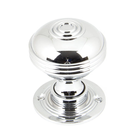 From The Anvil - Polished Chrome 50mm Prestbury Mortice/Rim Knob Set | Sku. 90274 | Trade Door Handles.