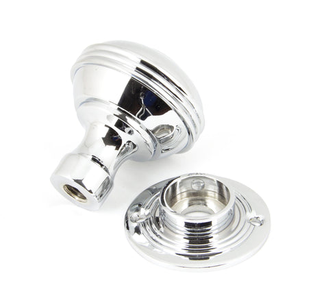 From The Anvil - Polished Chrome 50mm Prestbury Mortice/Rim Knob Set | Sku. 90274 | Trade Door Handles.