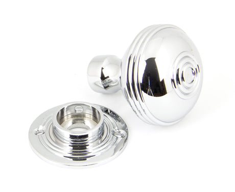 From The Anvil - Polished Chrome 50mm Prestbury Mortice/Rim Knob Set | Sku. 90274 | Trade Door Handles.