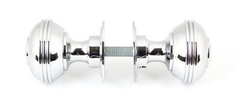 From The Anvil - Polished Chrome 50mm Prestbury Mortice/Rim Knob Set | Sku. 90274 | Trade Door Handles.