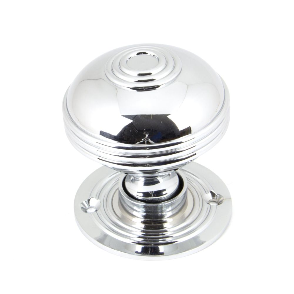 From The Anvil - Polished Chrome 63mm Prestbury Mortice/Rim Knob Set | Sku. 90275 | Trade Door Handles.