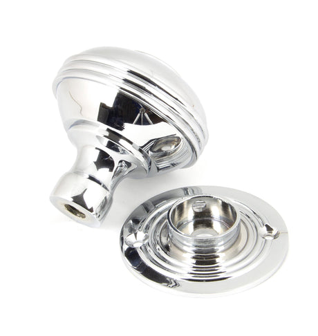 From The Anvil - Polished Chrome 63mm Prestbury Mortice/Rim Knob Set | Sku. 90275 | Trade Door Handles.