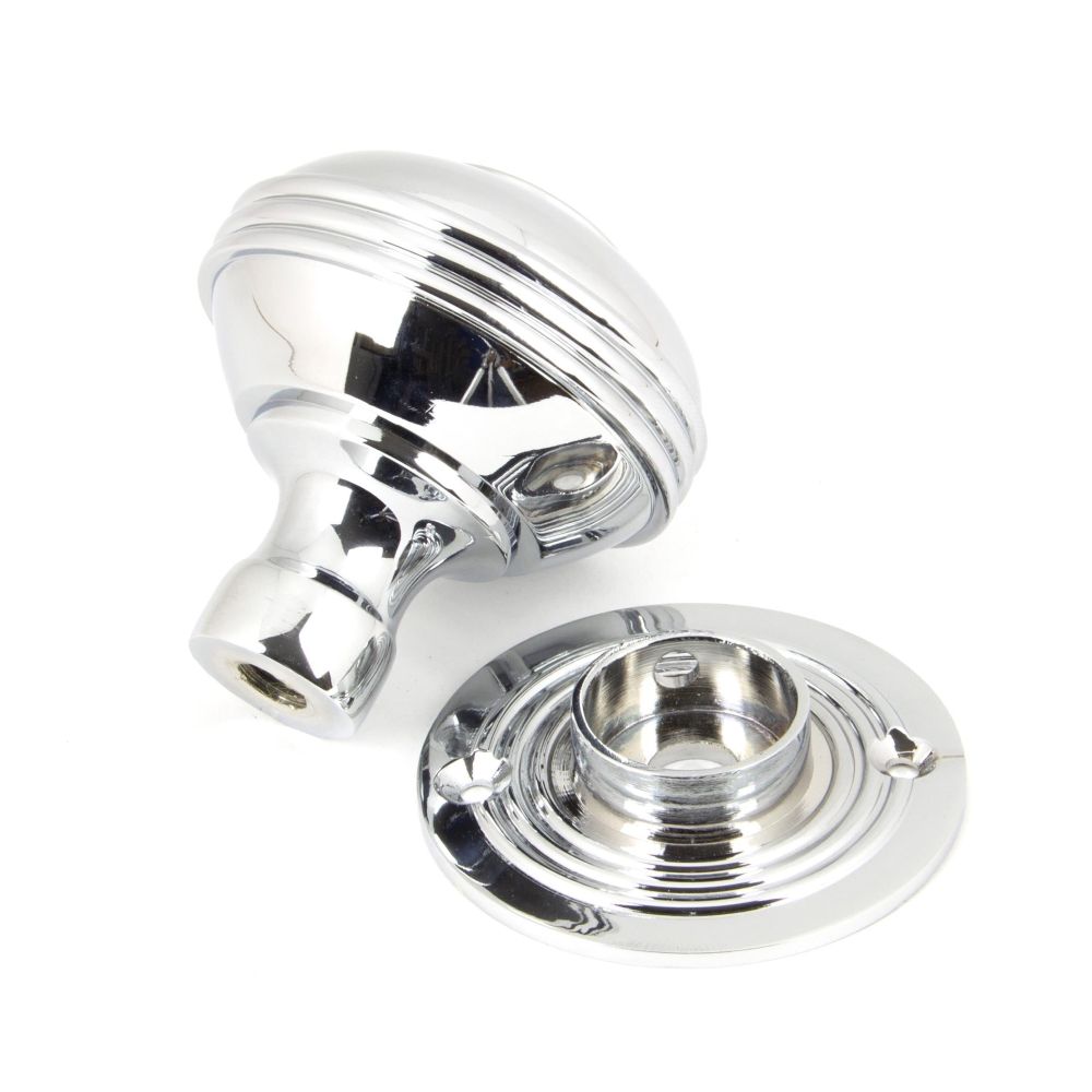 From The Anvil - Polished Chrome 63mm Prestbury Mortice/Rim Knob Set | Sku. 90275 | Trade Door Handles.
