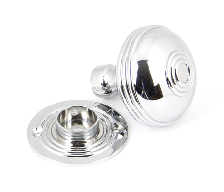 From The Anvil - Polished Chrome 63mm Prestbury Mortice/Rim Knob Set | Sku. 90275 | Trade Door Handles.