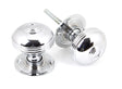 From The Anvil - Polished Chrome 63mm Prestbury Mortice/Rim Knob Set | Sku. 90275 | Trade Door Handles.