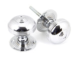 From The Anvil - Polished Chrome 63mm Prestbury Mortice/Rim Knob Set | Sku. 90275 | Trade Door Handles.