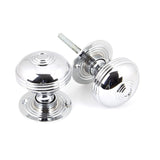 From The Anvil - Polished Chrome 63mm Prestbury Mortice/Rim Knob Set | Sku. 90275 | Trade Door Handles.