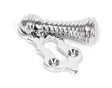 From The Anvil - Polished Chrome Beehive Escutcheon | Sku. 90277 | Trade Door Handles.