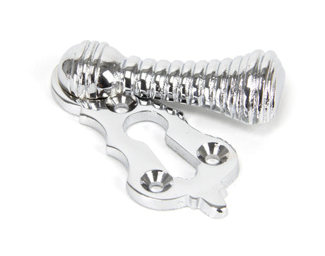 From The Anvil - Polished Chrome Beehive Escutcheon | Sku. 90277 | Trade Door Handles.