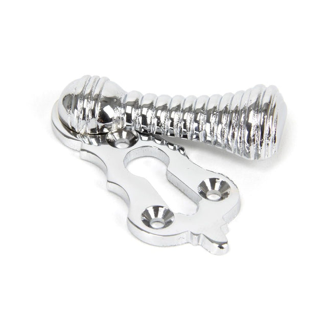From The Anvil - Polished Chrome Beehive Escutcheon | Sku. 90277 | Trade Door Handles.