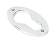 From The Anvil - Polished Chrome Oval Euro Escutcheon | Sku. 90279 | Trade Door Handles.