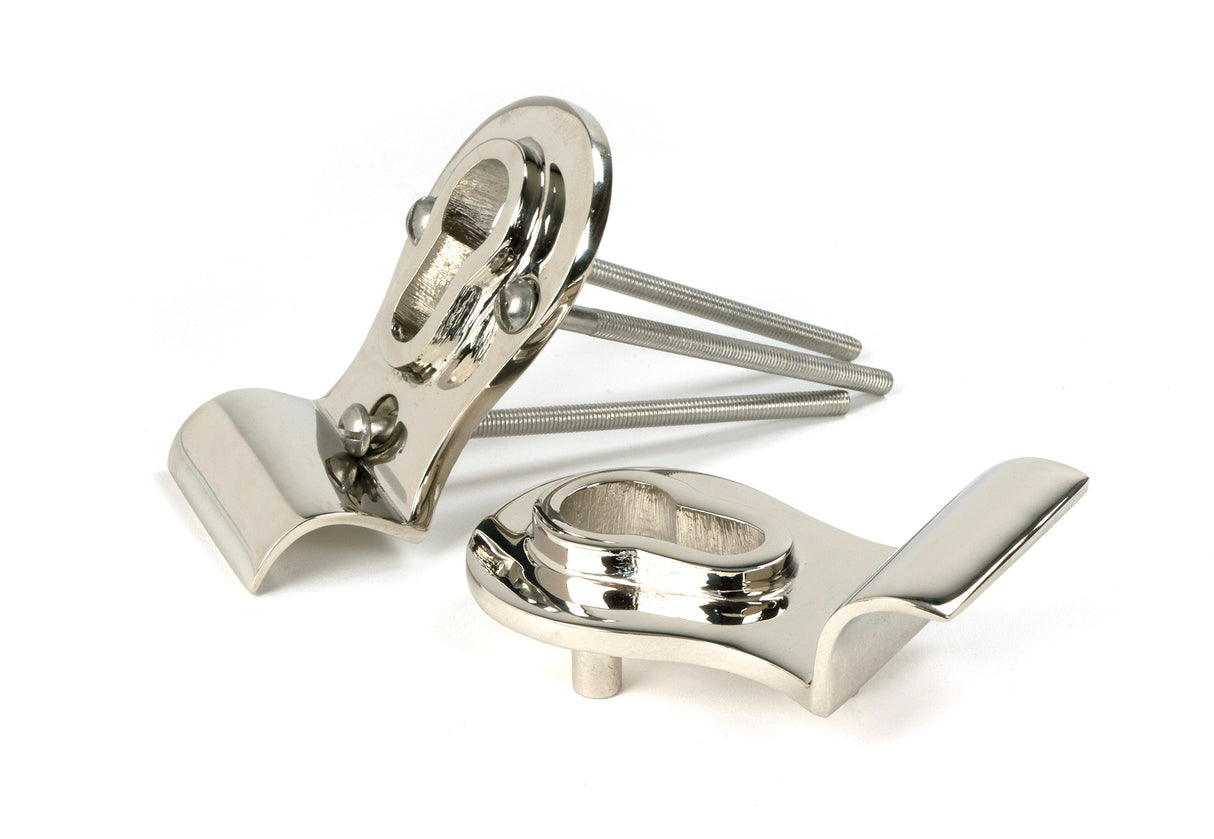 From The Anvil - Polished Nickel 50mm Euro Door Pull (Back to Back fixings) | Sku. 90282 | Trade Door Handles.