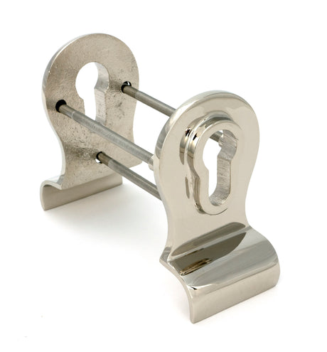 From The Anvil - Polished Nickel 50mm Euro Door Pull (Back to Back fixings) | Sku. 90282 | Trade Door Handles.
