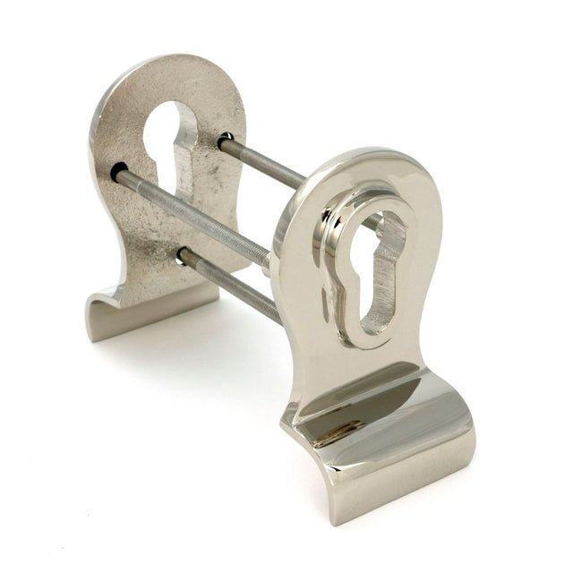 From The Anvil - Polished Nickel 50mm Euro Door Pull (Back to Back fixings) | Sku. 90282 | Trade Door Handles.