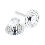 From The Anvil - Polished Chrome Round Bathroom Thumbturn | Sku. 90284 | Trade Door Handles.